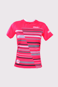 Gamma Laufshirt Damen Stripes Pink