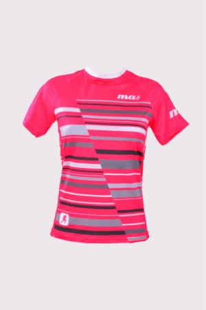 Gamma Laufshirt Damen Stripes Pink