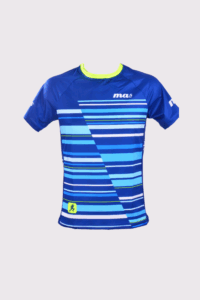 Gamma Laufshirt Herren Stripes Blue