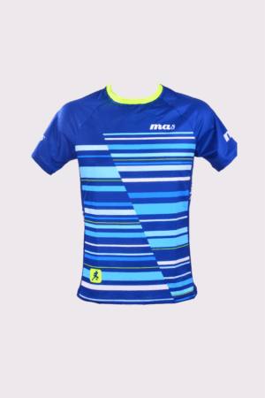 Gamma Laufshirt Herren Stripes Blue